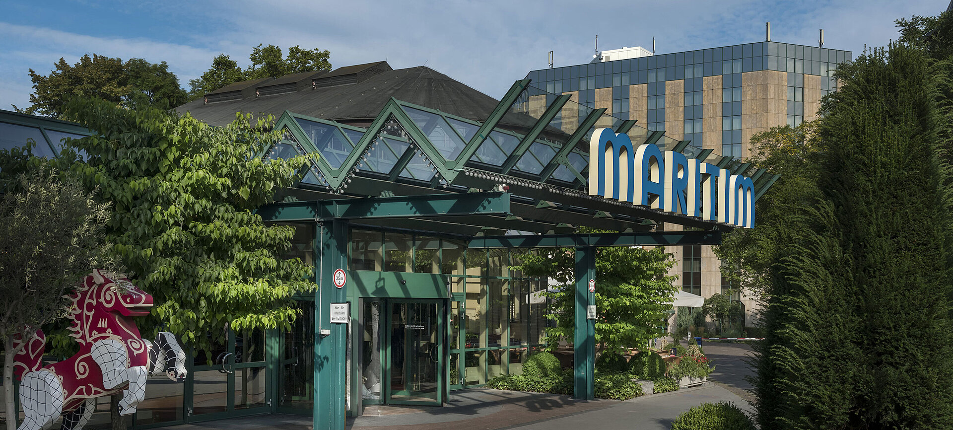 Eingang des Hotels | Maritim Hotel Stuttgart